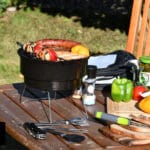 Prijenosni roštilj na drveni ugljen BOSA s torbom