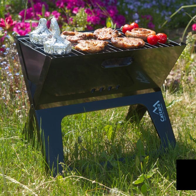 Sklopivi roštilj na drveni ugljen PIRAN 28 x 43 cm