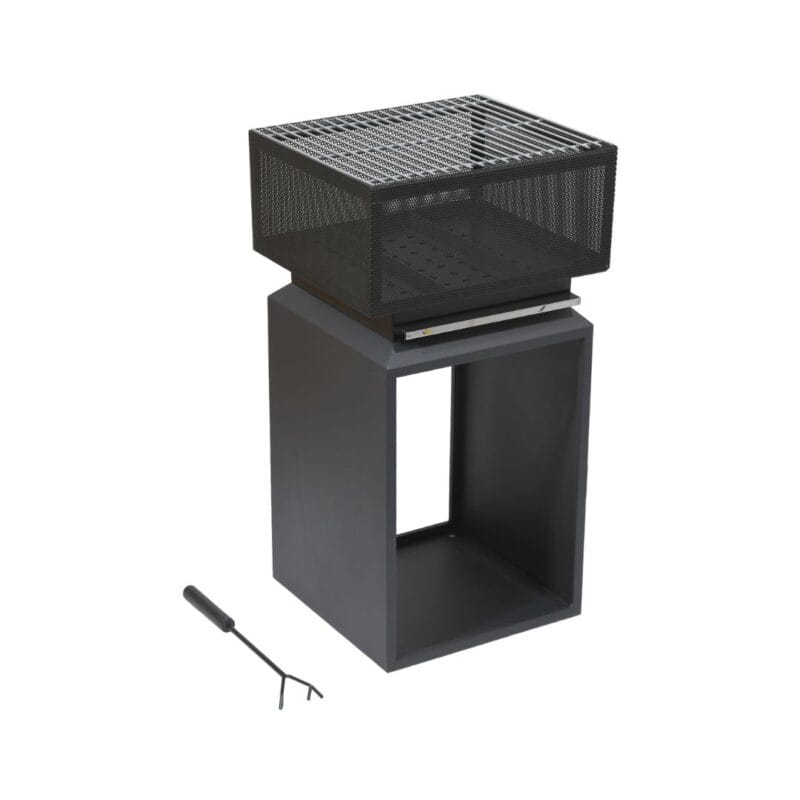 Ložište CUBE s rešetkom visine 74 cm