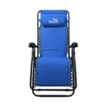 Kamp fotelja LIVORNO plava s naslonom