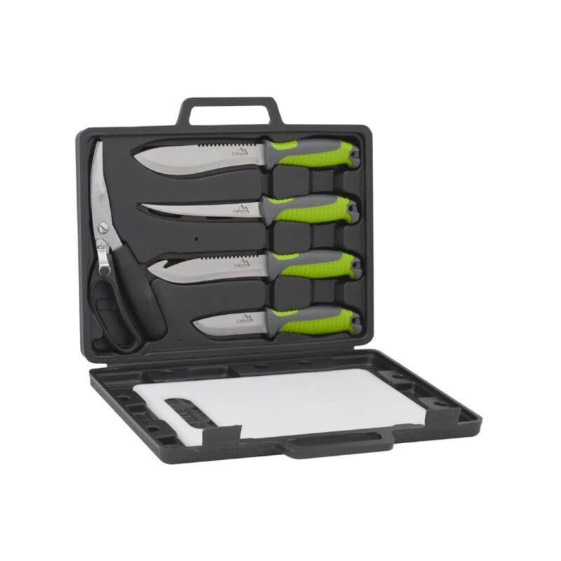 Komplet noževa za roštilj 4 + 1 + 1