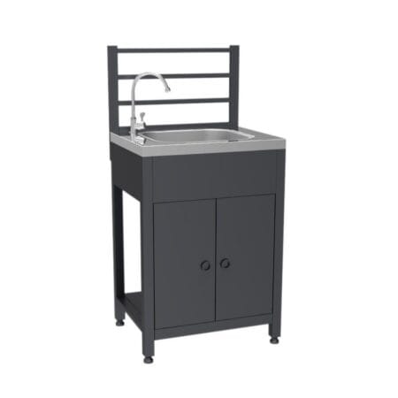 Modul stol s umivaonikom TORINO 1 za vanjsku kuhinju, 60x47x123 cm
