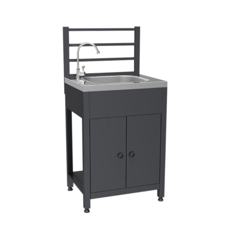 Modul stol s umivaonikom TORINO 1 za vanjsku kuhinju, 60x47x123 cm