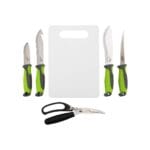 Komplet noževa za roštilj 4 + 1 + 1