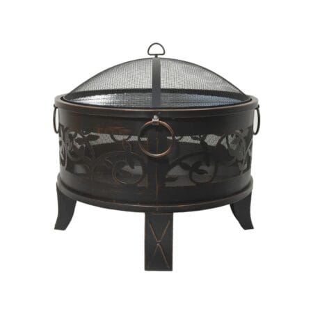 Kamin SANTORIN bakrena patina s poklopcem