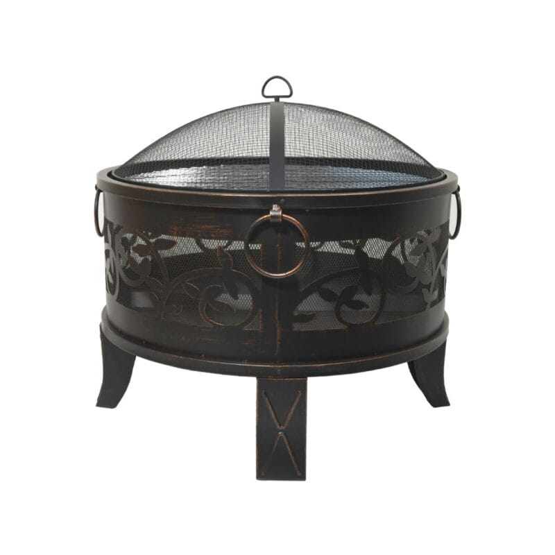 Kamin SANTORIN bakrena patina s poklopcem