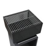 Ložište CUBE s rešetkom visine 74 cm