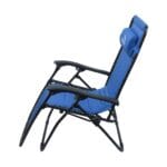 Kamp fotelja LIVORNO plava s naslonom