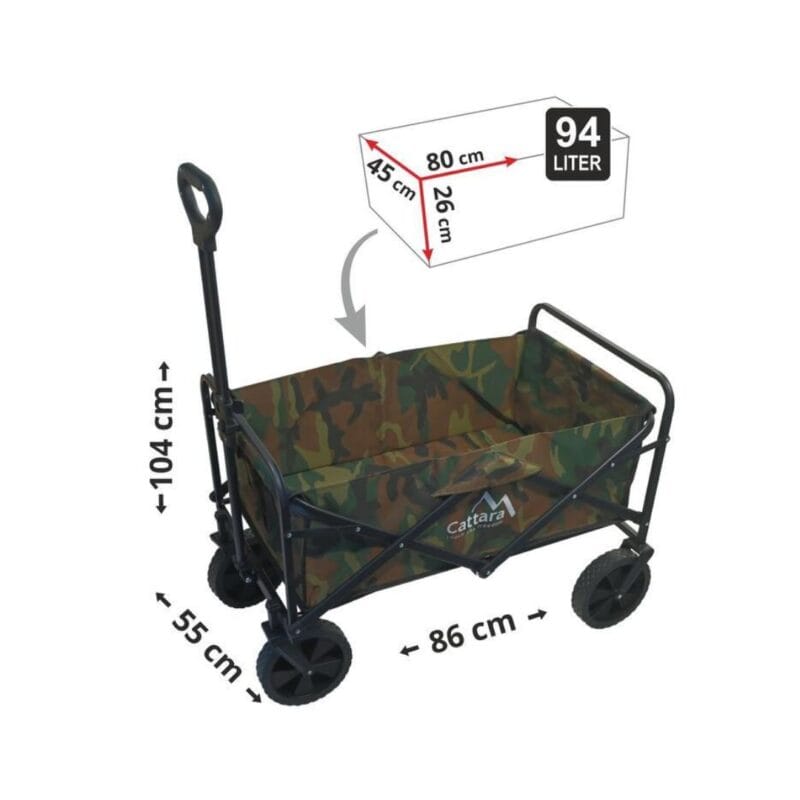 Sklopiva kamp kolica TROGIR ARMY