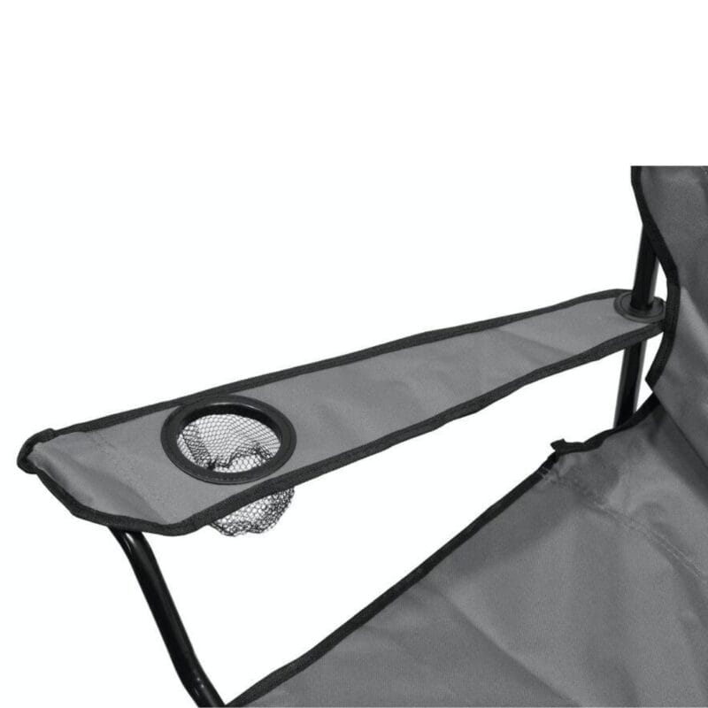 Sklopiva kamp stolica BARI siva