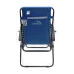 Kamp fotelja LIVORNO plava s naslonom