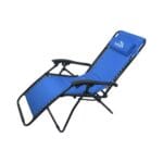 Kamp fotelja LIVORNO plava s naslonom