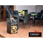 Ložište CUBE s rešetkom visine 74 cm