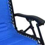 Kamp fotelja LIVORNO plava s naslonom