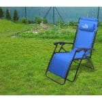 Kamp fotelja LIVORNO plava s naslonom
