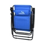 Kamp fotelja LIVORNO plava s naslonom