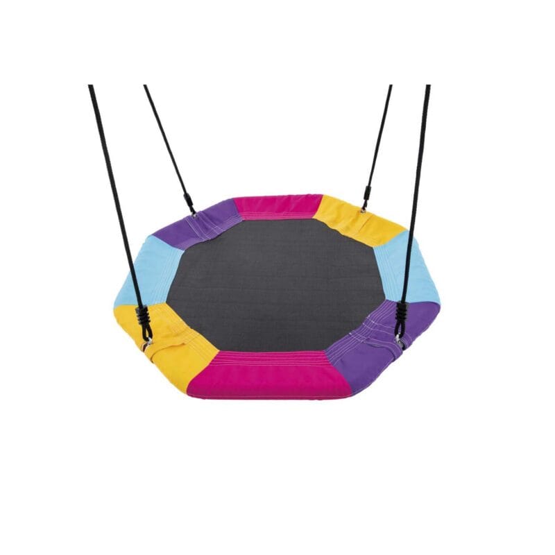 Dječje igralište 5u1 ljuljačka i tobogan siva