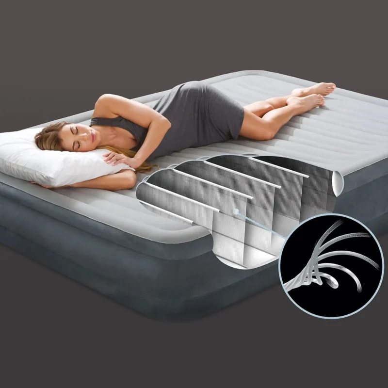 Krevet na napuhavanje Queen Comfort-Plush s Fiber-Tech RP