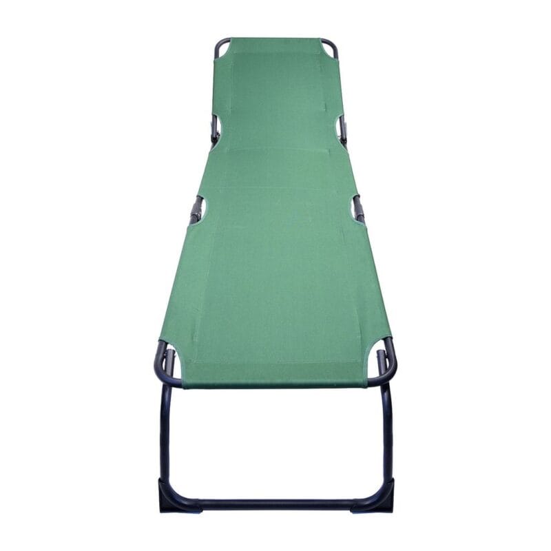 Sklopiva kamp ležaljka BERLIN zelena