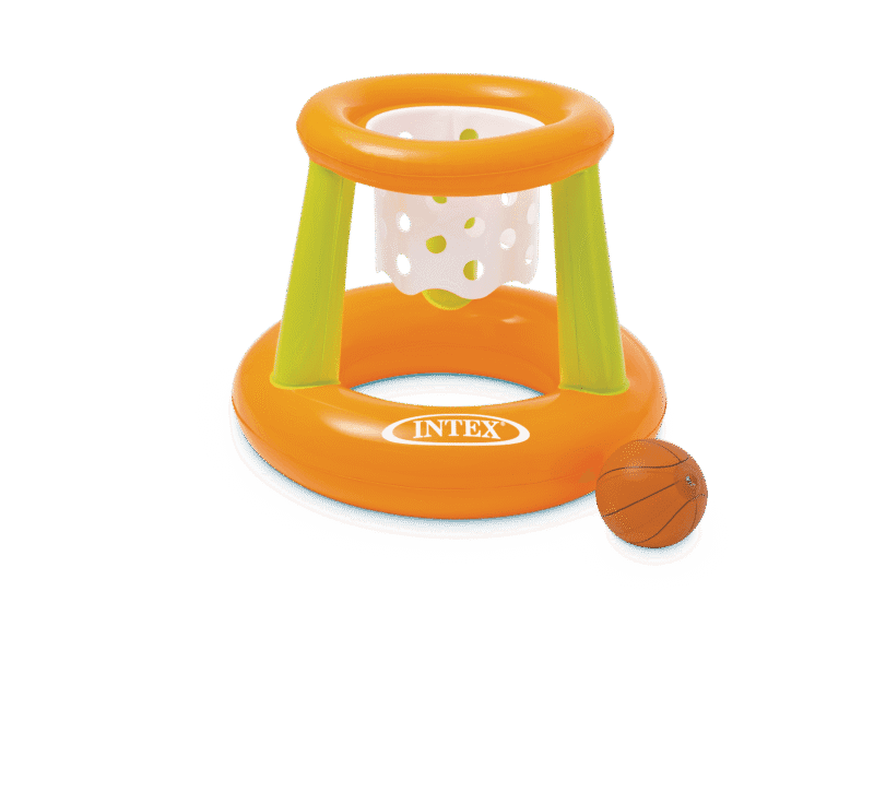 Plutajući košarkaški obruč s loptom 67 x 55 cm