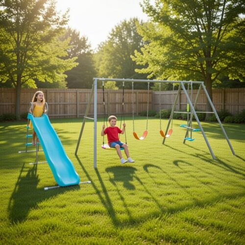 Trampolin ili dječje igralište – što je bolji izbor za dvorište?