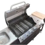 Vrtna kuhinja s plinskim roštiljem VICENZA 2m x 0,6m