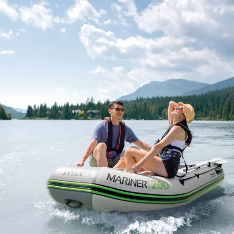 Čamac na napuhavanje Intex Mariner 260 s krmenom pločom – set