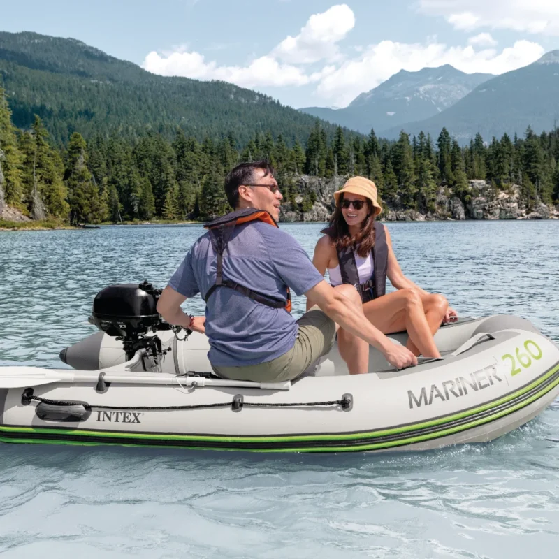 Čamac na napuhavanje Intex Mariner 260 s krmenom pločom – set