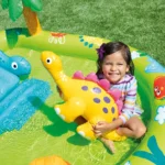 Centar za igru na napuhavanje Little Dino s toboganom