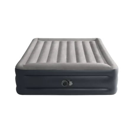 Intex Queen Deluxe Pillow Rest zračni krevet s ugrađenom pumpom 203 × 152 × 42 cm