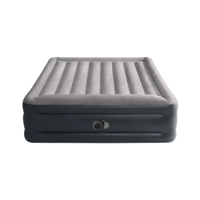 Intex Queen Deluxe Pillow Rest zračni krevet s ugrađenom pumpom 203 × 152 × 42 cm
